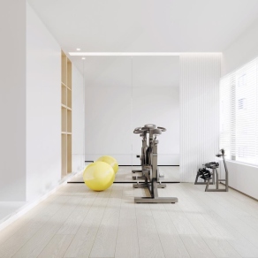 现代家居健身房3D模型下载